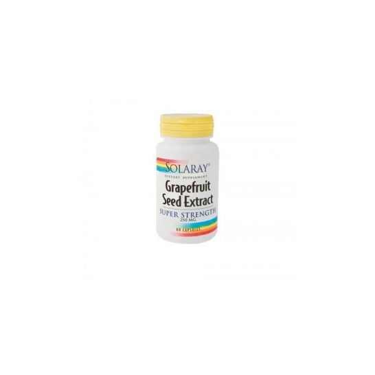 Sementes De Grapefruit Solaray 250mg 60cáps