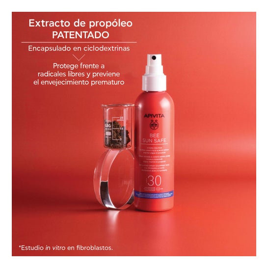 Apivita Bee Sun Safe Spray Hydra Melting Ultra Ligero Facial & Corporal SPF30 200ml