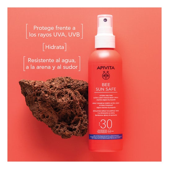 Apivita Bee Sun Safe Spray Hydra Melting Ultra Ligero Facial & Corporal SPF30 200ml