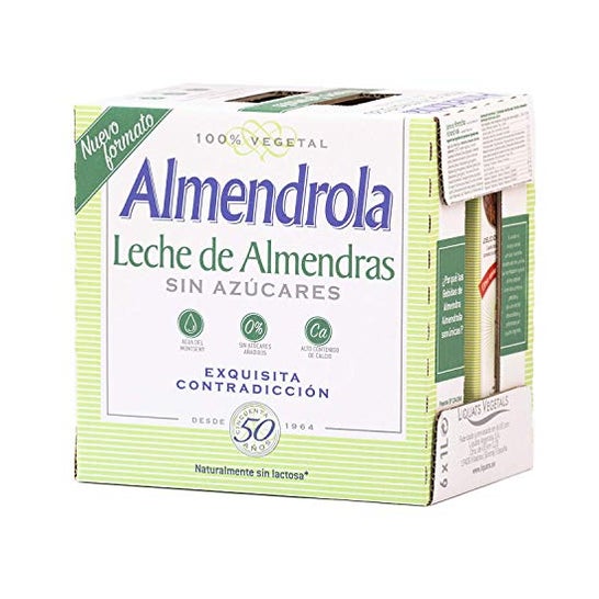 Almendrola Sugar Free Almendrola Vegetable Drink 6 peças