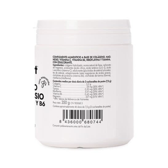 Colageno Con Magnesio + Vit C + Vit B1, B2 Y B6 Sabor Fresa 350