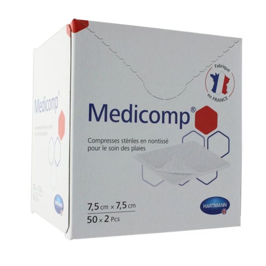 Medicomp Comp St7,5X7,5 2 50 T