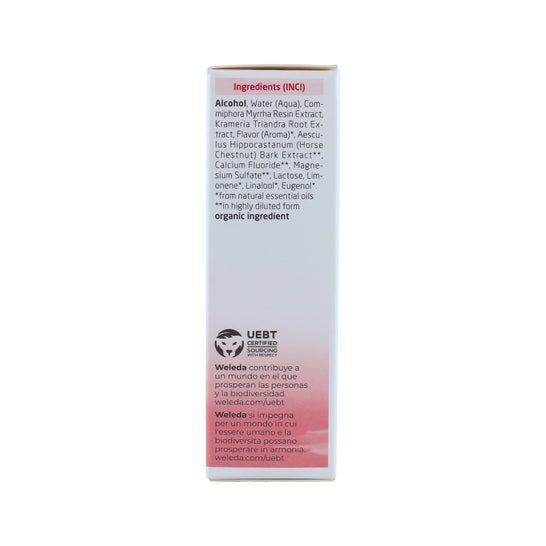 Água Weleda detanfrica de ratania 50ml