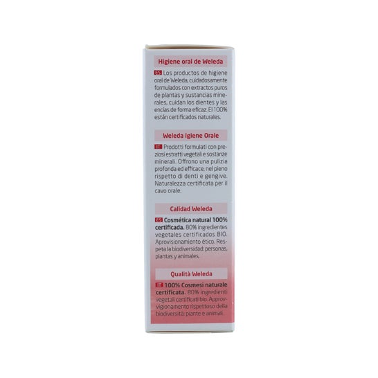 Água Weleda detanfrica de ratania 50ml