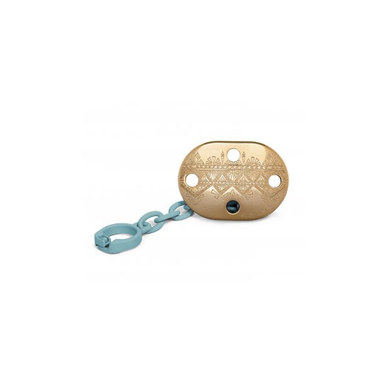 Suavinex Pacifier Clip Ethnic Turquoise 1ut