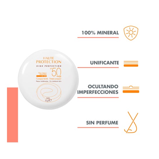 Avène Compacto com Cor Alta Proteção SPF50 Dourado 10 g