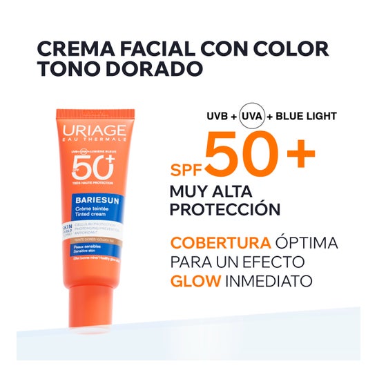 Uriage Bariésun SPF50 + creme com cor Doré 50ml