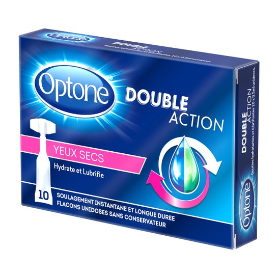 Optone Dosagem única de olho seco 10 Dosagem única