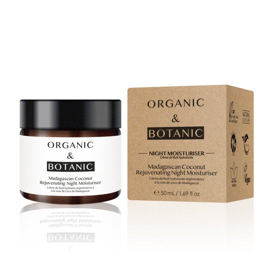 Hidratante Noturno Energizante Orgânico & Botânico de Coco 50ml