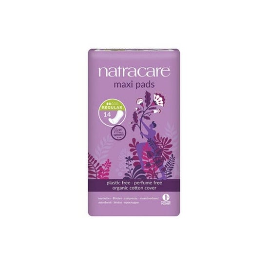 Natracare Almofada normal maxi 14 peças
