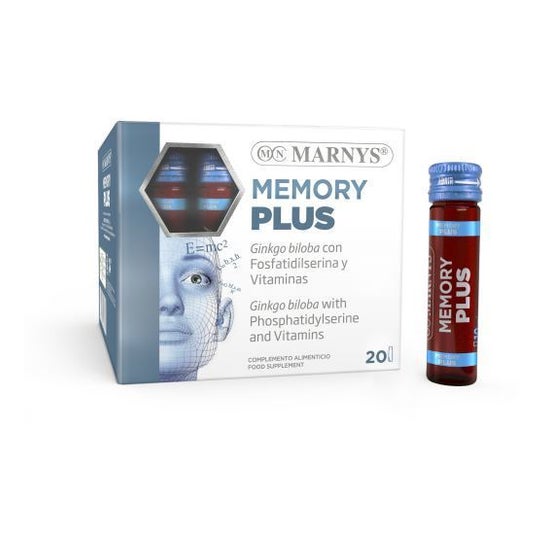 Marnys Memory Plus Vials 20x10ml
