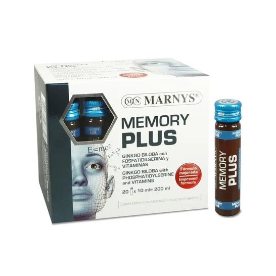 Marnys Memory Plus Vials 20x10ml Marnys Memory Plus Vials 20x10ml