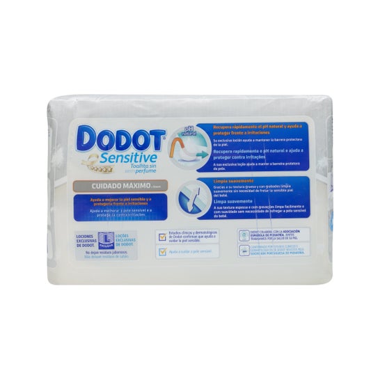 Dodot Sensitive toalhitas 108uds