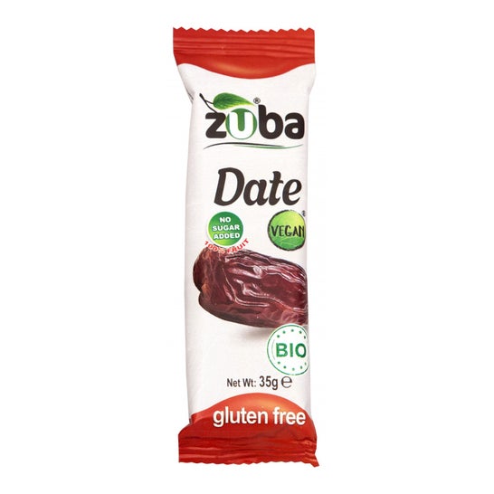 Zuba Barrita de Datil Bio Sin Gluten 35g