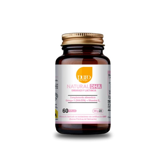 Amamentação Pura Ómega Natural DHA Gravidez DHA 60 Pérolas