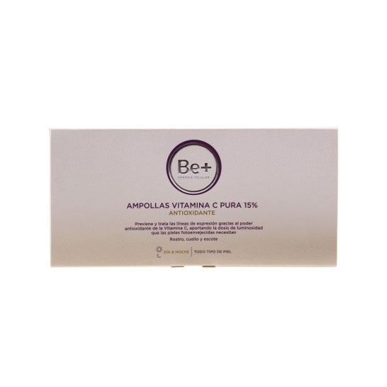 Ser + ampolas puras vitamina C 15% antioxidante 10amp