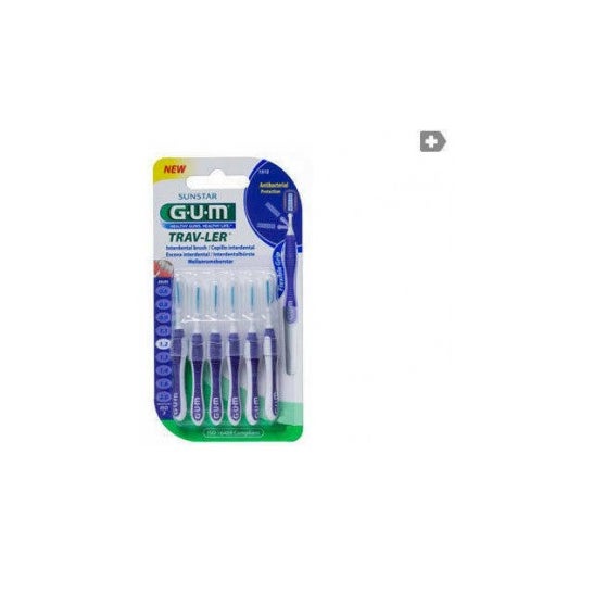 GUM™ escova Butler Proxabr viagem 1512 6uds