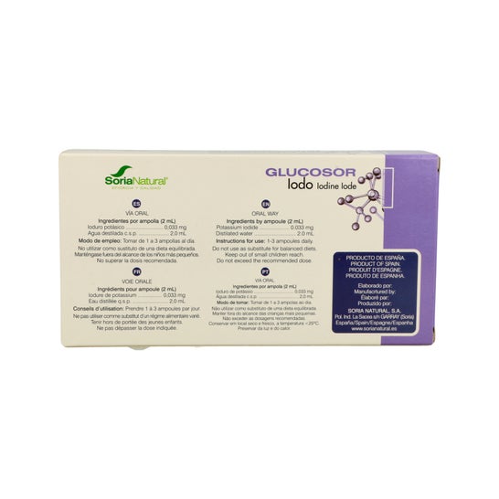 Glucosor Iodo 28 Viales Soria Natural