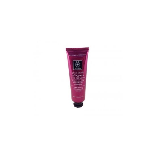 Máscara anti-rugas Apivita com 50ml de uva