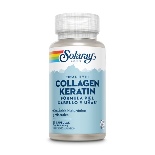 Solaray Collagen Keratin 60cáps