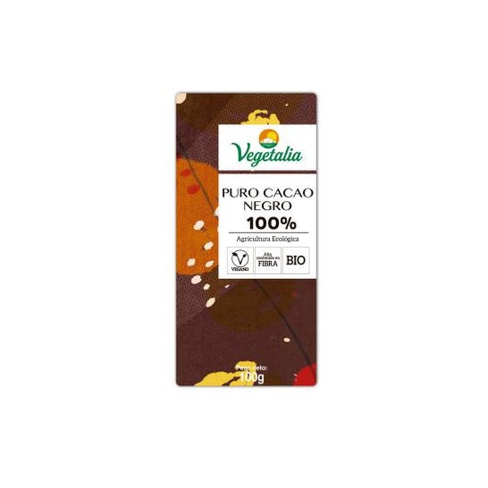 Vegetalia Chocolate Preto 100% Bio 100g