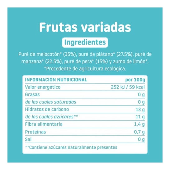 Malote de frutas variado Smileat ecológico Malote de frutas variado Smileat ecológico