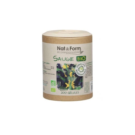 Nat & Form Sauge Bio 200 Gélules