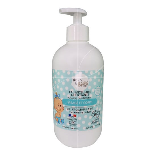 Born To Bio Baby Cleansing Micellar Water Face and Body 500ml