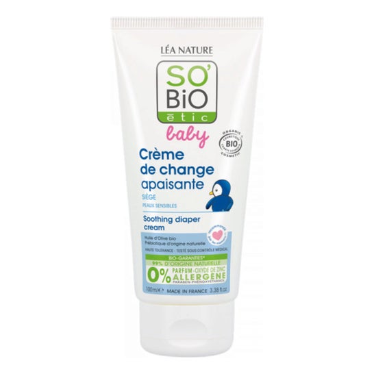 So'Bio Étic Creme Fralda Calmante Bebê 100ml