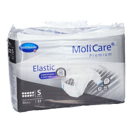 MoliCare Premium Elastic Fralda Adulto 10 Drops TS 22 Unidades