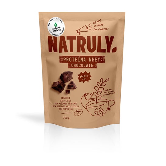 Natruly Proteína de Soro de Leite 70% Chocolate Orgânico 350g