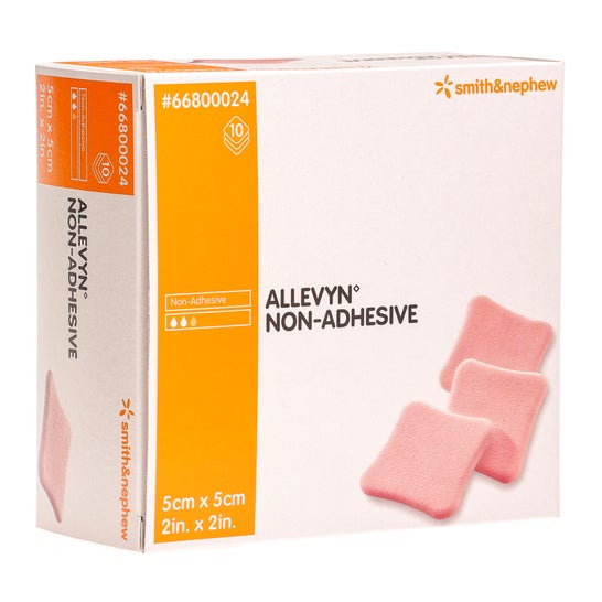 Allevyn Non-Adhesive Apósito Hidrocelular 5x5cm 10uds