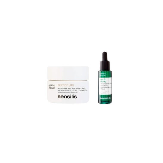 Sensilis Conjunto Peptide AR Balm 50 ml + Prep4 Drops Serum 14 ml