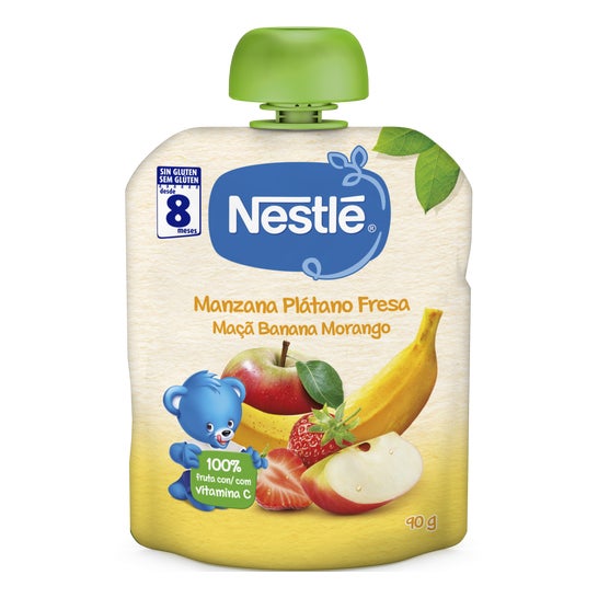 Nestlé Maçã Banana Morangos 90g