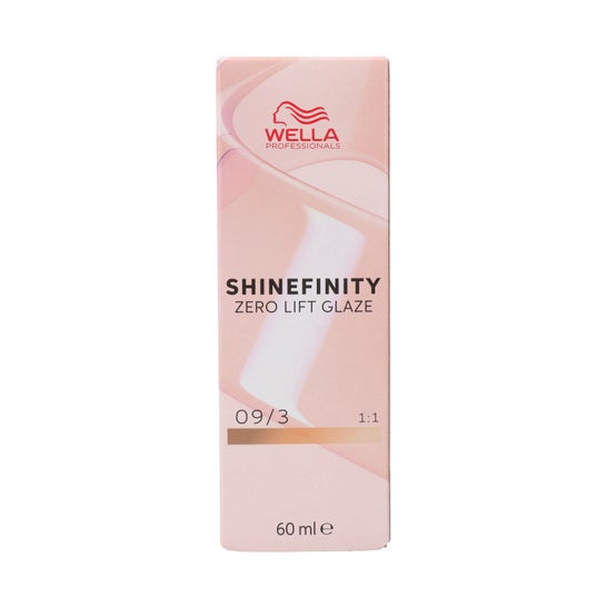 Wella Shinefinity Zero Lift Glaze Color 09/3 60ml