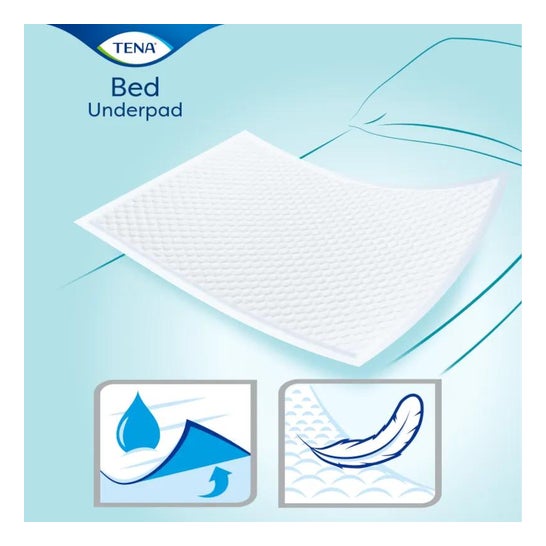 Cama de Protetor de Cama Tena Super 60x90 35u Cama de Protetor de Cama Tena Super 60x90 35u