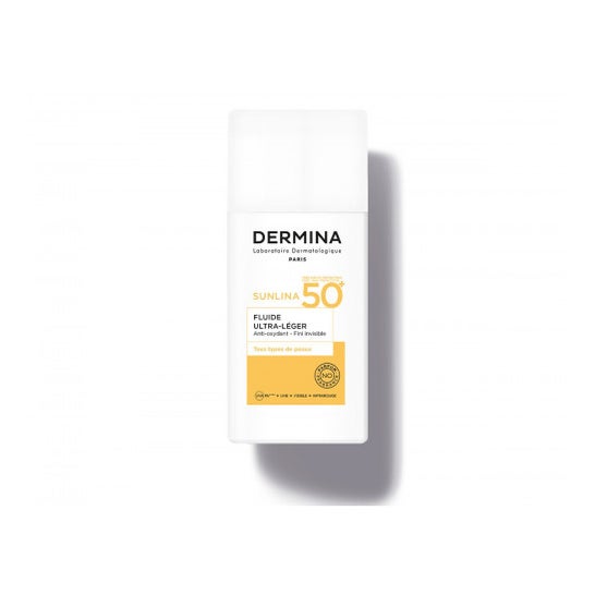 Dermina Sunlina Crema Solar Spf50+ Fluida Ligera 50ml