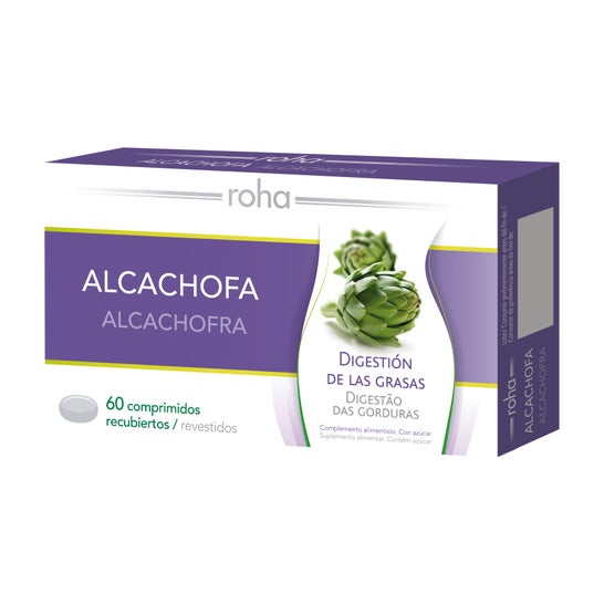 Roha alcachofra 60 comprimidos revestidos