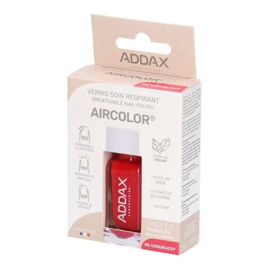 Addax Verniz de Unhas Respirável Aircolor Papoula 11 ml