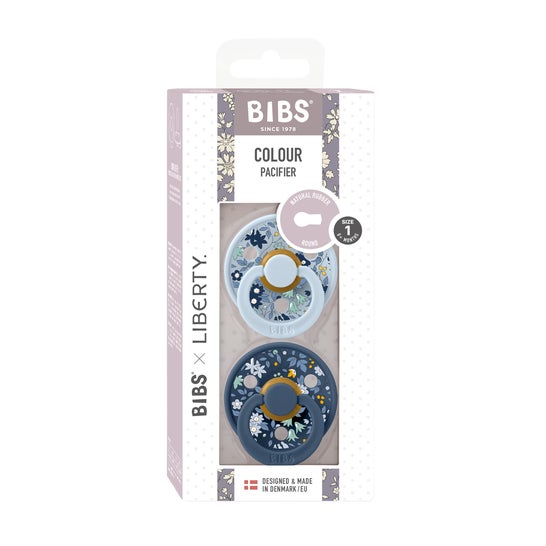Bibs X Liberty Chamomile Lawn Baby Blu Mix 1 11012102 2 Unidades