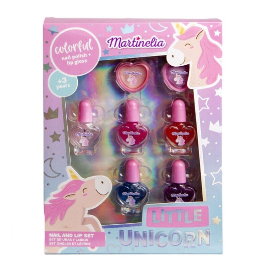 Martinelia Little Unicorn Nail And Lip Set 7 Unidades