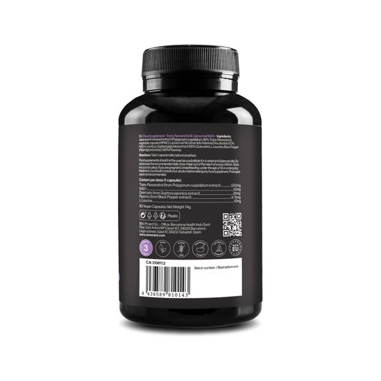 Zenement Trans-Resveratrol & Liposomal NAD+ 90caps