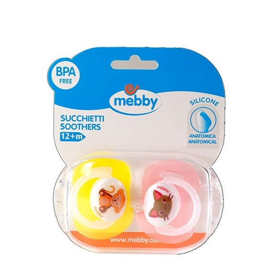 Silicone Acalmador Girl12+2Pcs