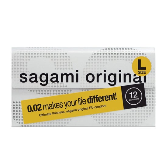 Sagami Original 0.02 L Size Condom 12 Unidades