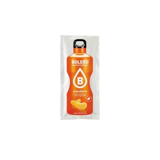 Bolero Mistura para bebidas com sabor a tangerina 12 saquetas