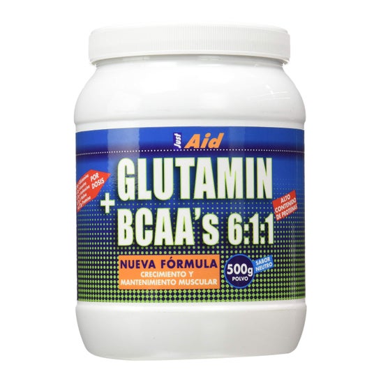Apenas Ajuda Glutamin + Bcaa Sabor Neutro 500g