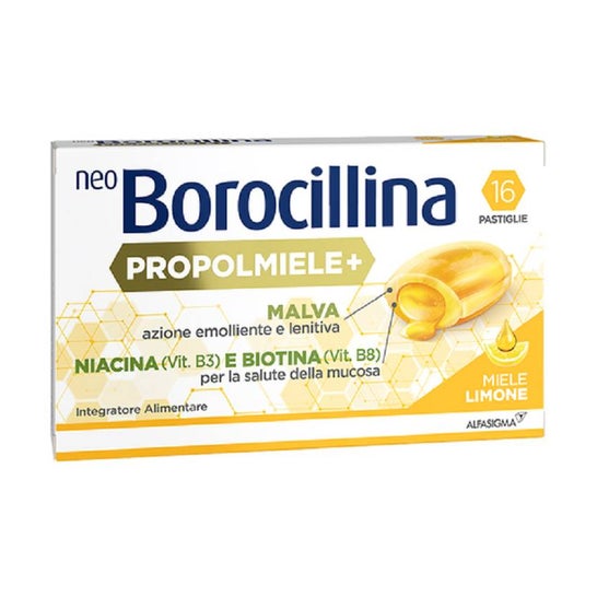 Neoborocilina Propolmiele+ Miel Limón 16uds