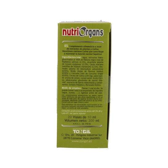 Tongil Nutriorgans Hepatimax 20x10ml
