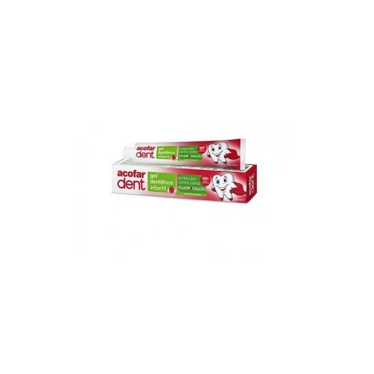 Gel de dente para lactentes Acofardent sabor de morango 50ml