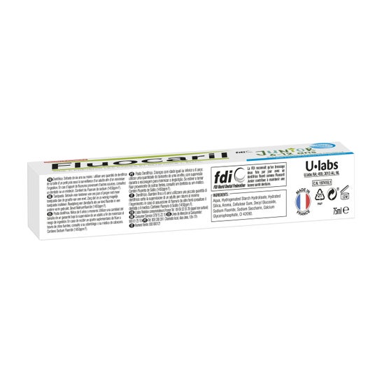 Fluocaril Junior 6-12 Años Gel Bubble 2x75ml